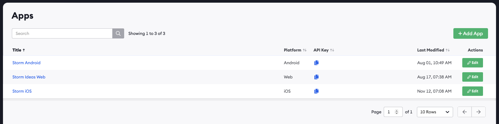 Create or edit iOS app